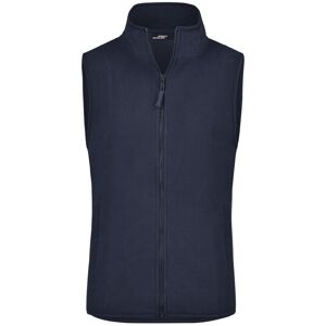 James & Nicholson Dámská fleecová vesta JN048 - Tmavě modrá | S