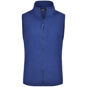 James & Nicholson Dámská fleecová vesta JN048 - Královská modrá | XXL