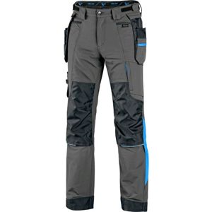 Canis (CXS) Pracovní kalhoty CXS NAOS - Šedá / černá / modrá | 64