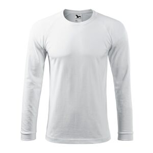 MALFINI Pánské tričko s dlouhým rukávem Street LS - Bílá | S