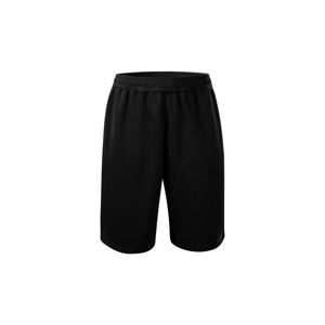MALFINI Dětské šortky Miles - Černá | 134 cm (8 let)