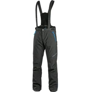 Canis Pánské zimní softshellové kalhoty CXS TRENTON - Černá / modrá | 52