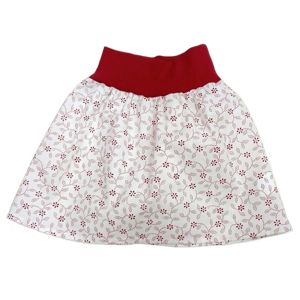 Chráněné dílny AVE Strážnice Dětská sukně - Bílá / červená | 128 cm