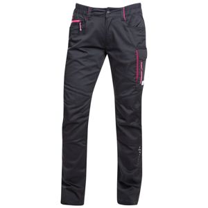 Ardon Dámské pracovní kalhoty FLORET - Černá / růžová | 40