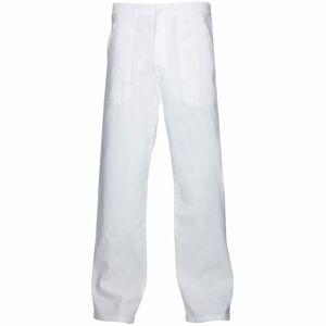 Ardon Pánské bílé pracovní kalhoty - 52 - Bílá
