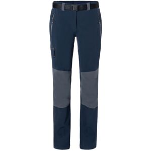 James & Nicholson Dámské trekingové kalhoty JN1205 - Tmavě modrá / tmavě šedá | XL