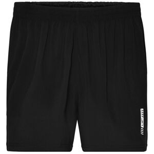 James & Nicholson Pánské běžecké šortky JN488 - Černá / černá | M
