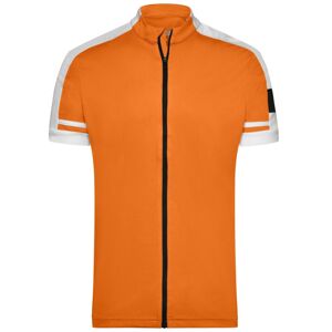 James & Nicholson Pánský cyklistický dres JN454 - Oranžová | S