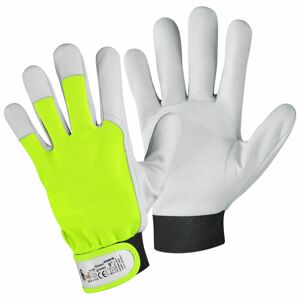 Canis (CXS) Kombinované pracovní rukavice TECHNIK HV - Žlutá | 9