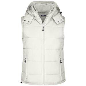 James & Nicholson Dámská zimní vesta s kapucí JN1005 - Přírodní | XL