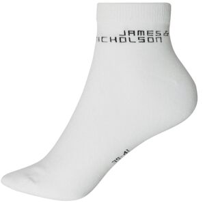 James & Nicholson Kotníkové ponožky s biobavlnou 8031 - Bílá | 39-41