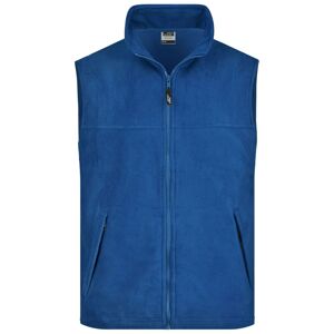 James & Nicholson Pánská fleecová vesta JN045 - Královská modrá | M