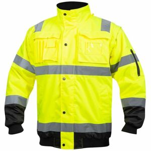 Ardon Nepromokavá reflexní bunda Howard reflex - Žlutá / černá | L