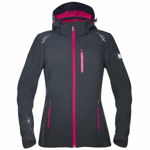 Ardon Dámská softshellová bunda FLORET - Černá / růžová | L