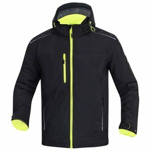 Ardon Pánská zimní softshellová bunda VISION - Černá / žlutá | XL