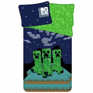 Jerry Fabrics Povlečení Minecraft - Sssleep Tight | 140 x 200 cm / 70 x 90 cm