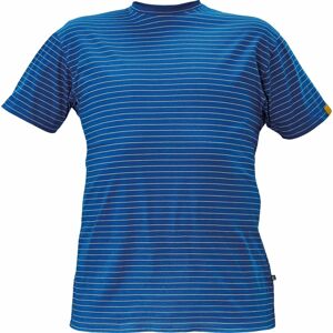 Cerva Antistatické tričko s krátkým rukávem NOYO ESD - Královská modrá | XXL