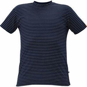 Cerva Antistatické tričko s krátkým rukávem NOYO ESD - Tmavě modrá | XXL