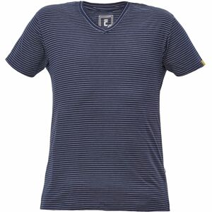 Cerva Antistatické tričko s výstřihem do V NOYO ESD - Tmavě modrá | S
