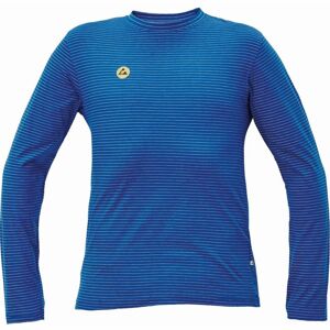 Cerva Antistatické tričko s dlouhým rukávem NOYO ESD - Královská modrá | XS