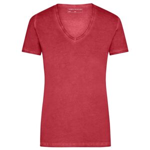 James & Nicholson Dámské tričko Gipsy JN975 - Červená | L