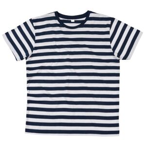 Mantis Pánské pruhované tričko - Tmavě modrá / bílá | XL