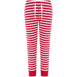 SF (Skinnifit) Dětské pyžamové kalhoty se vzorem - Červená / bílá | 5-6 let