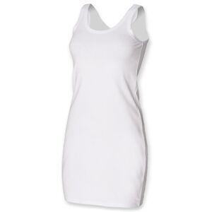 SF (Skinnifit) Dámské letní tílkové šaty - Bílá | L
