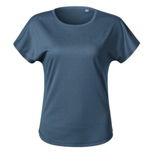 MALFINI Dámské tričko Chance - Tmavý denim melír | S