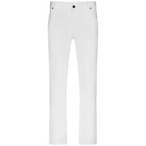 James & Nicholson Pánské bílé strečové kalhoty JN3002 - Bílá | 58