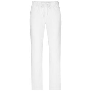 James & Nicholson Dámské bílé pracovní kalhoty JN3003 - Bílá | 54