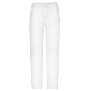 James & Nicholson Pánské bílé pracovní kalhoty JN3004 - Bílá | 56