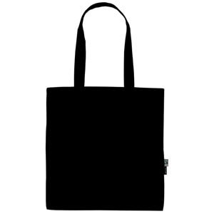 Neutral Nákupní taška přes rameno z organické Fairtrade bavlny - Černá