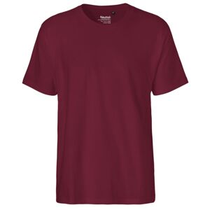 Neutral Pánské tričko Classic z organické Fairtrade bavlny - Bordeaux | XL