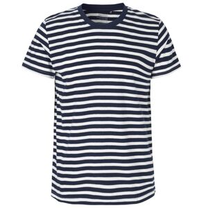 Neutral Pánské tričko Fit z organické Fairtrade bavlny - Bílá / tmavě modrá | M