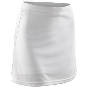 SPIRO Dámská sportovní sukně s kraťasy - Bílá | S