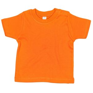 Babybugz Jednobarevné kojenecké tričko - Oranžová | 12-18 měsíců
