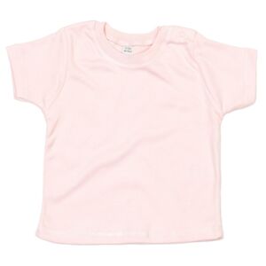 Babybugz Jednobarevné kojenecké tričko - Pudrově růžová | 12-18 měsíců