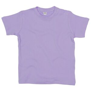 Babybugz Jednobarevné kojenecké tričko - Levandulová | 0-3 měsíce