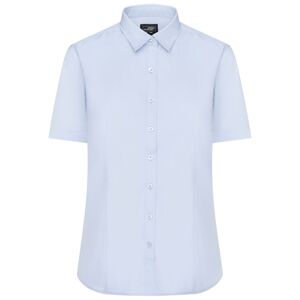 James & Nicholson Dámská košile s krátkým rukávem JN679 - Světle modrá | M