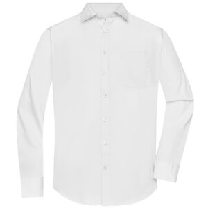 James & Nicholson Pánská košile s dlouhým rukávem JN678 - Bílá | M
