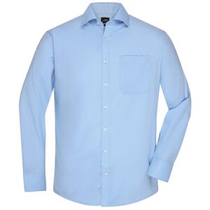 James & Nicholson Pánská košile s dlouhým rukávem JN682 - Světle modrá | M