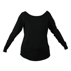 Mantis Prodloužené dámské tričko s dlouhým rukávem - Černá | XL