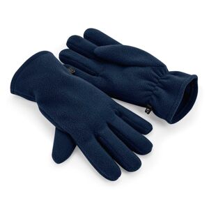 Beechfield Fleecové rukavice z recyklovaného polyesteru - Tmavě modrá | L/XL