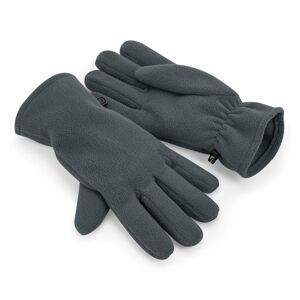 Beechfield Fleecové rukavice z recyklovaného polyesteru - Ocelově šedá | L/XL