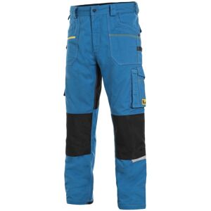 Canis (CXS) Montérkové kalhoty do pasu CXS STRETCH zkrácené - Středně modrá / černá | 60