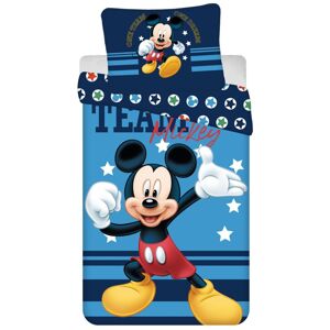 Jerry Fabrics Povlečení Mickey Team - Modrá | 140 x 200 cm / 70 x 90 cm