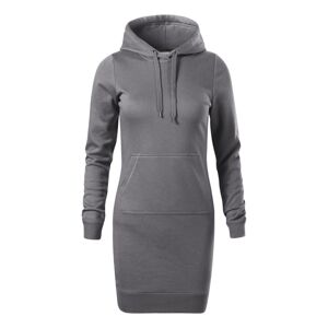 MALFINI Dámské šaty Snap - Ocelově šedá | XL