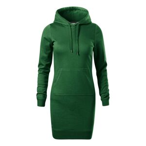 MALFINI Dámské šaty Snap - Lahvově zelená | XXL