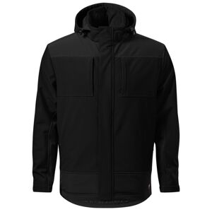 MALFINI Pánská zimní softshellová bunda Vertex - Černá | XL